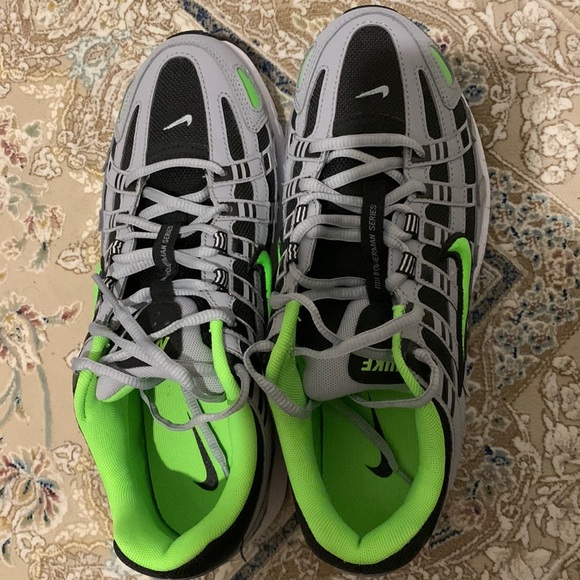 Nike Other - Nike P-6000 Wolf Grey/Green/Black Runners